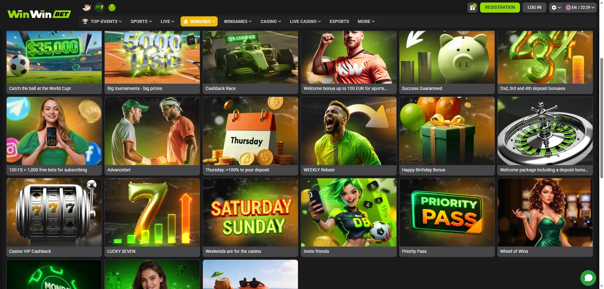 Bônus exclusivos para jogadores do winwinbet app no celular
